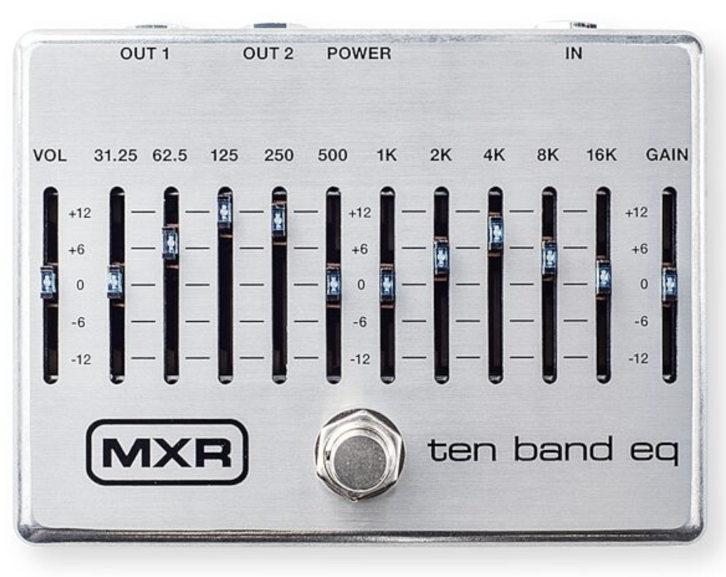 NYC Recording Studio MXR 10 band EQ pedal